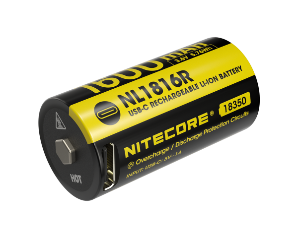 Nitecore Li-Ion Akku 1600mAh, NL1816R