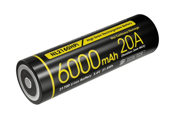 Nitecore LI-Ion Akku 21700, 6000mAH, NL2160HPI